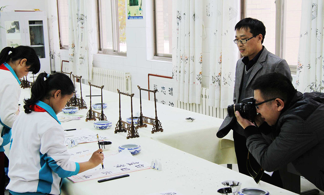 东丽常州书法教育微网站开发案例